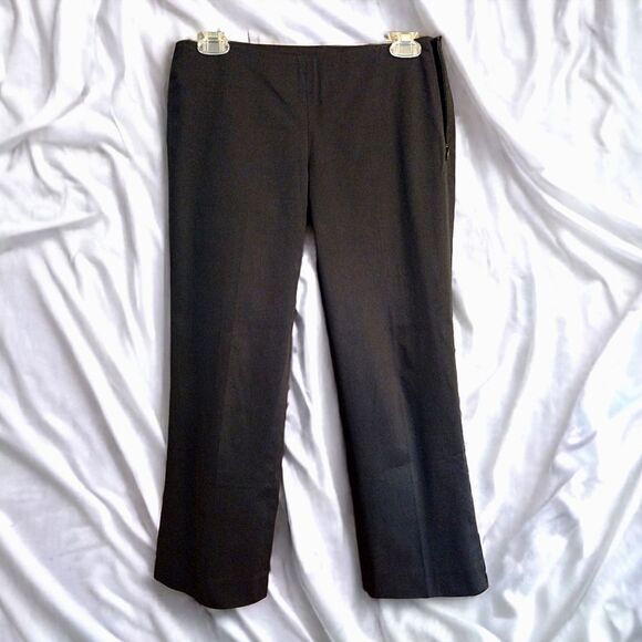 THEORY "HANNIE" Women's Stretch Capri Pant, Size 0, Black - Picture 3 of 9